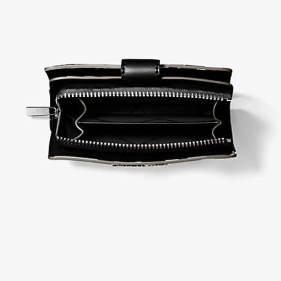 MICHAEL KORS - Jet Set Medium Floral Print Bi-Fold Wallet - Picture 4 of 5